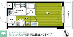 フェニックス吉祥寺弐番館 1Kの間取図画像