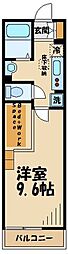 エクセル聖蹟桜ヶ丘 1Kの間取図画像