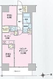 トラープランド翠命館 2SLDKの間取図画像