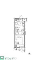 RELUXIA国分寺 2Kの間取図画像