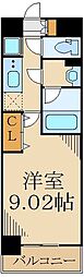 FortuneDemeure 1Kの間取図画像