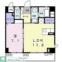 物件の間取り