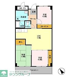 間取図画像 3LDK