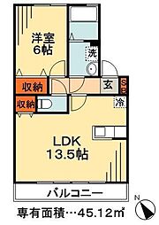 間取図画像 1LDK