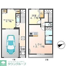間取図画像 1SLDK