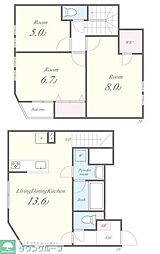 mi patio A棟 3LDKの間取図画像