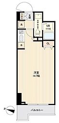 サイドワン ワンルームの間取図画像