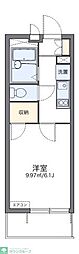 レオパレスリョーヒーナ 1Kの間取図画像