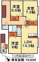 物件の間取り