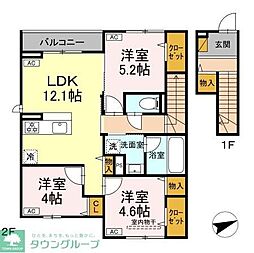 コンフォールヴィラージュ 3LDKの間取図画像