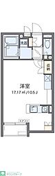 レオネクスト幕張ザファースト ワンルームの間取図画像