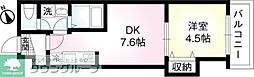FORESTM22 1DKの間取図画像