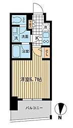 ＫＤＸレジデンス大山 9階1Kの間取り