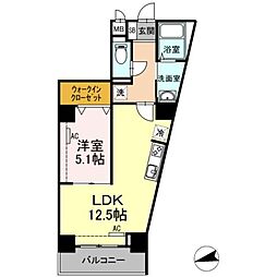 都営三田線 志村坂上駅 徒歩12分の賃貸マンション 1階1LDKの間取り