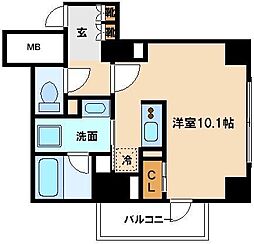 プライムアーバン南池袋 ワンルームの間取図画像