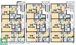 板橋区舟渡3丁目アパート 1Kの間取図画像