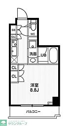 エヌステージ板橋本町アジールコート 1Kの間取図画像