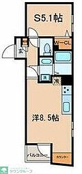 PRIMAVERA桜坂 ワンルームの間取図画像