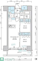 パークアクシス池袋イースト 2LDKの間取図画像
