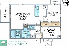 物件の間取り