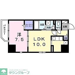 コスモ・ディエース 1LDKの間取図画像