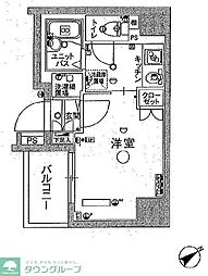 スカイコートヌーベル池袋 1Kの間取図画像