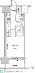 ザ・パークハビオ目白タワー 1Kの間取図画像