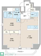 物件の間取り