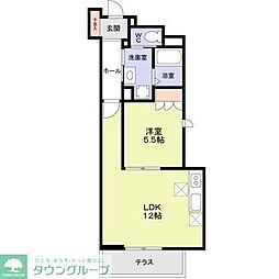 (仮称)練馬区早宮2丁目計画 1LDKの間取図画像