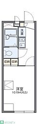 レオパレスラーク取手 1階1Kの間取り