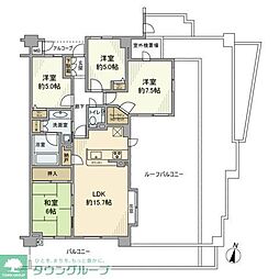 ヴィスタガーデン柏の葉キャンパス 4LDKの間取図画像
