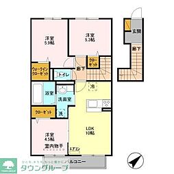 エテルナ1 3LDKの間取図画像