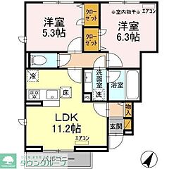 物件の間取り