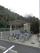 屋根付き駐輪場ございます