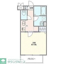 (仮称)ジーメゾン我孫子柴崎台ヴェリテ 1Kの間取図画像
