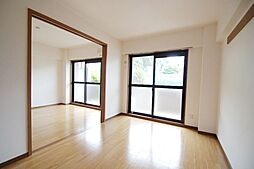 JR南武線 稲田堤駅 徒歩15分の賃貸マンション 3階2LDKのリビング/ダイニング