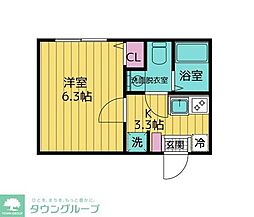 間取図画像 1K