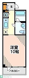 トゥトゥジャルダンはるひ野二番街 ワンルームの間取図画像
