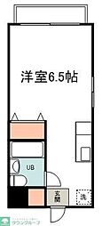 ヤマトビル 1Kの間取図画像