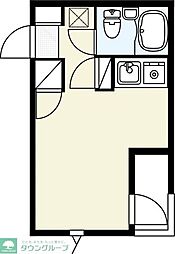ダジュール生田 ワンルームの間取図画像