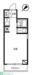ウィンベルソロ西川口第10 ワンルームの間取図画像