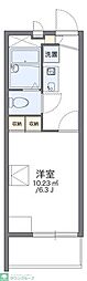レオパレスMARUKA2 1Kの間取図画像