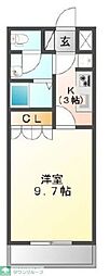 フェアリーコート 1Kの間取図画像