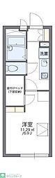 レオパレスセルシス 1Kの間取図画像