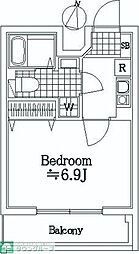 アクシーズタワー川口幸町 1Kの間取図画像