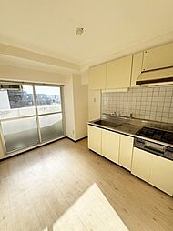 レジデンスキリン 604 6階2DKのリビング/ダイニング