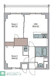Ｌ’Ｆｏｒｉａ瑞江 5階1SLDKの間取り