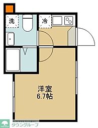Ｓｏｌｅｎａ瑞江 1階1Kの間取り