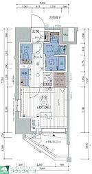 エステムコート ＫＡＭＥＩＤＯ ＴＯＫＹＯＥＡＳＴ 4階1Kの間取り