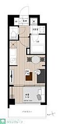 アーバンパーク清澄白河 6階1DKの間取り